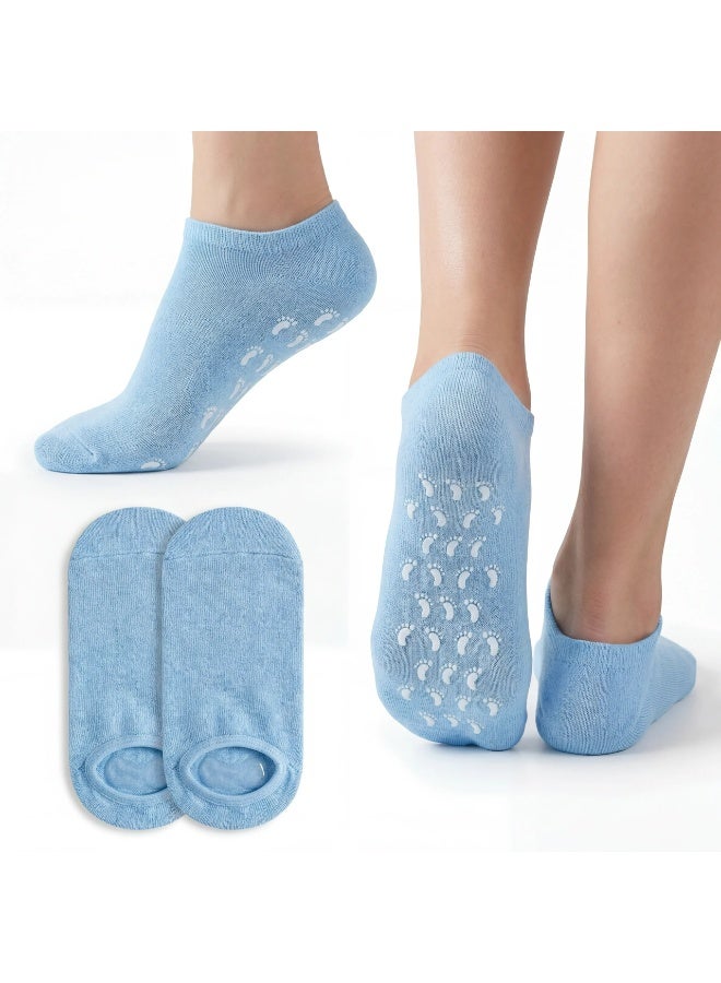 Premium Silicone Heel Protector Socks for Cracked Heels - 1 Pair Gel Support for Men & Women - Image 1